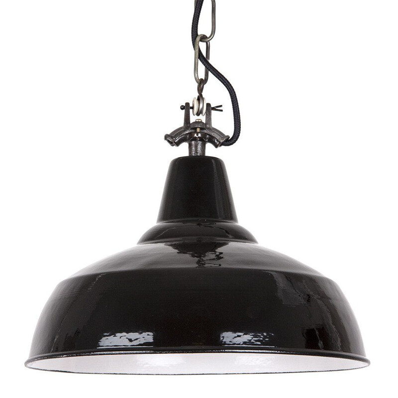 Vintage industrial pendant lamp Bauhaus, Germany 1930