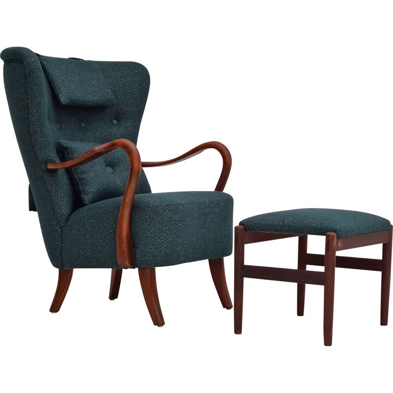 vintage armchair by Alfred Christensen Danish 1960s