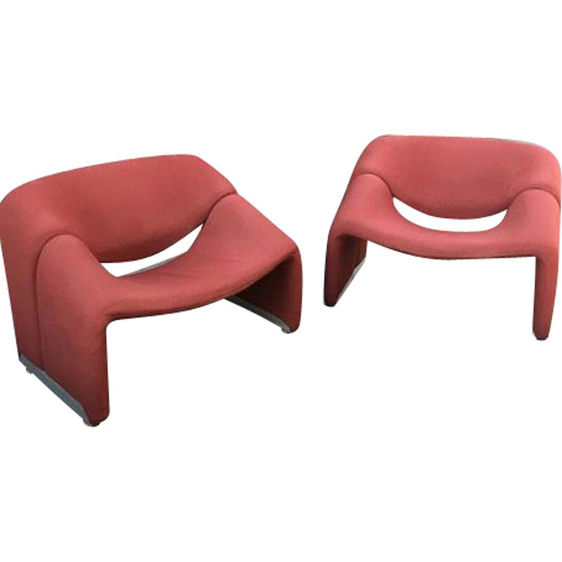 Pair of vintage armchairs by Pierre Paulin 1980s