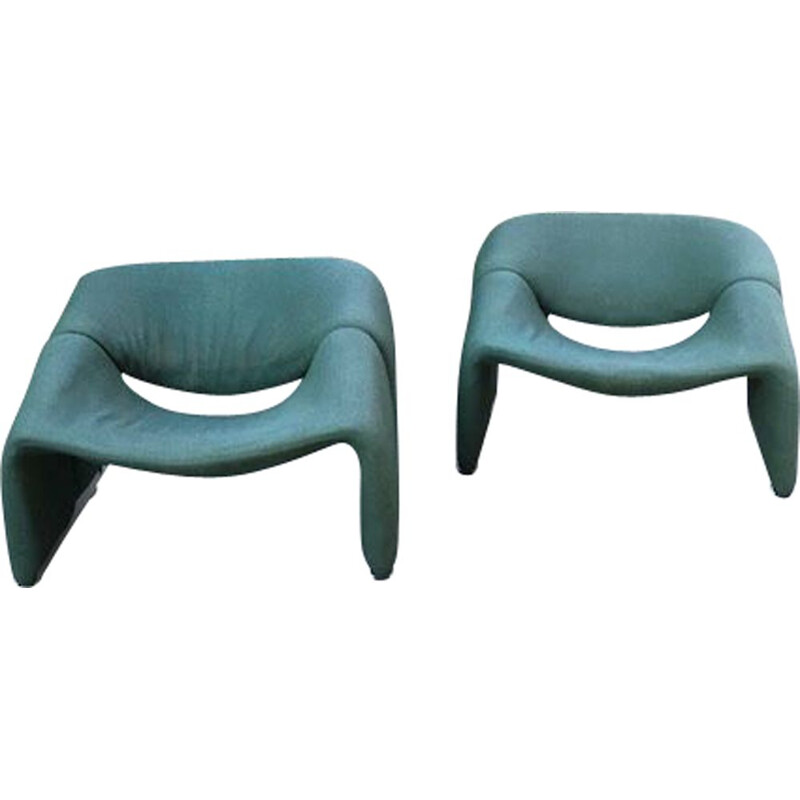 Pair of vintage armchairs by Pierre Paulin 1970s