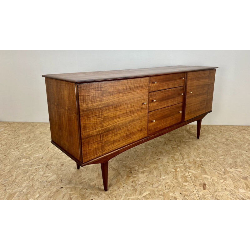 Vintage walnut sideboard 1960