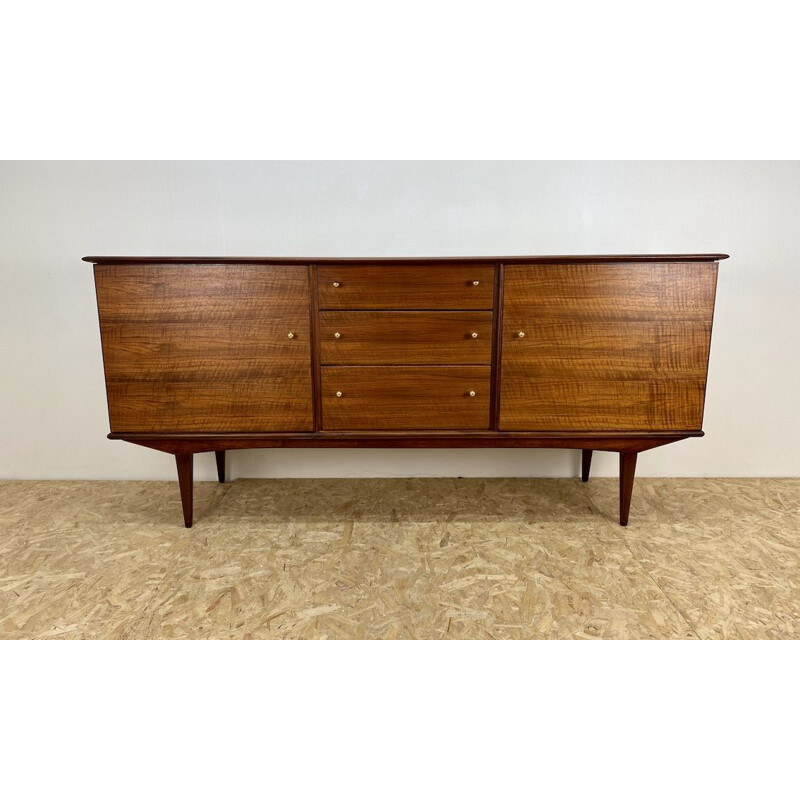 Vintage walnut sideboard 1960