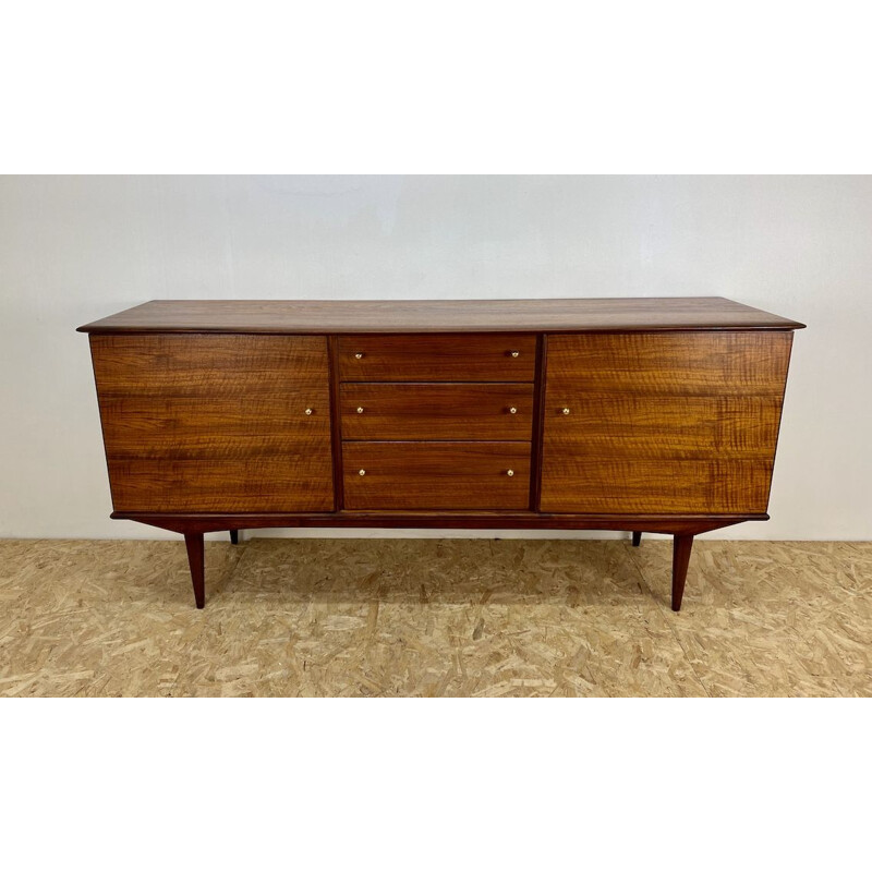 Vintage walnut sideboard 1960