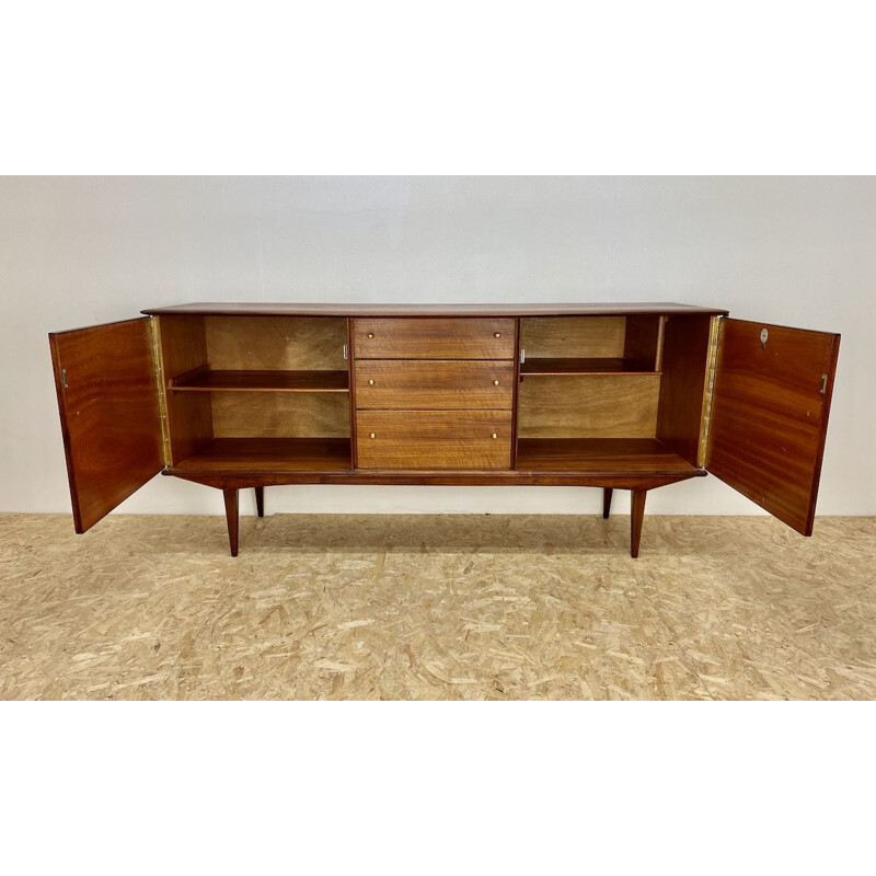 Vintage walnut sideboard 1960