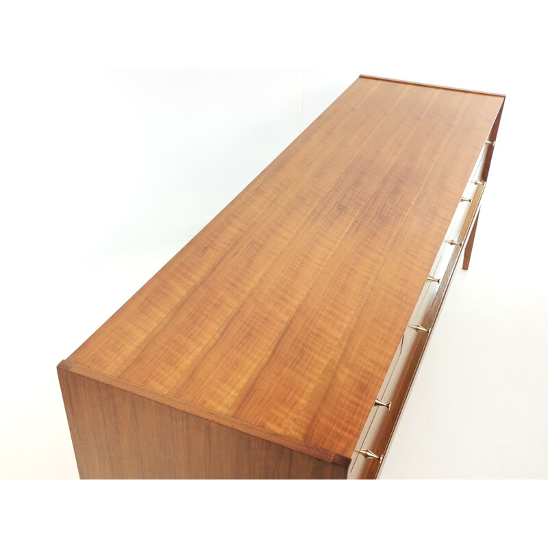 Mid Century Walnut Sideboard By John Herbert French 1960s