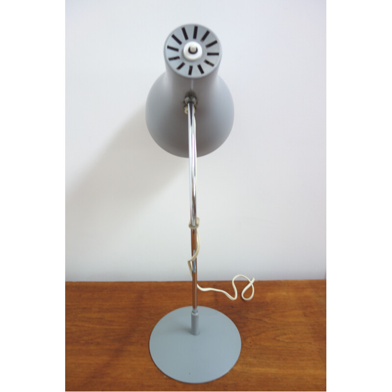 Lampe de table vintage Grey de J. Hurka 1960