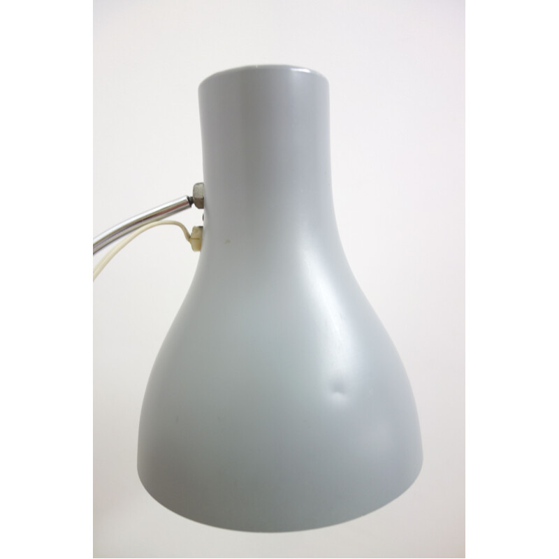 Vintage Grey table lamp by J. Hurka 1960s