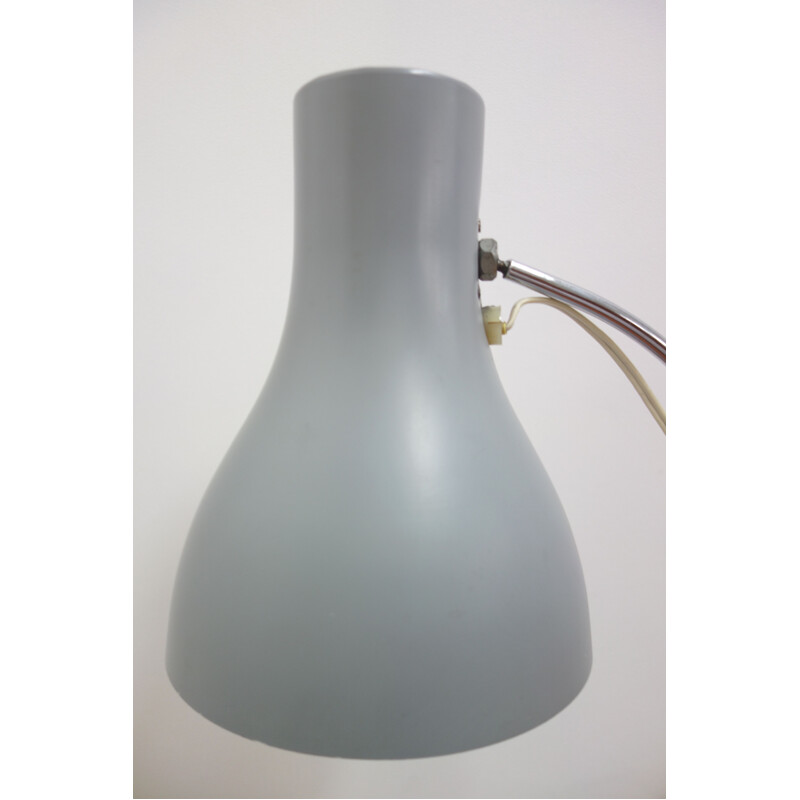 Vintage Grey table lamp by J. Hurka 1960s