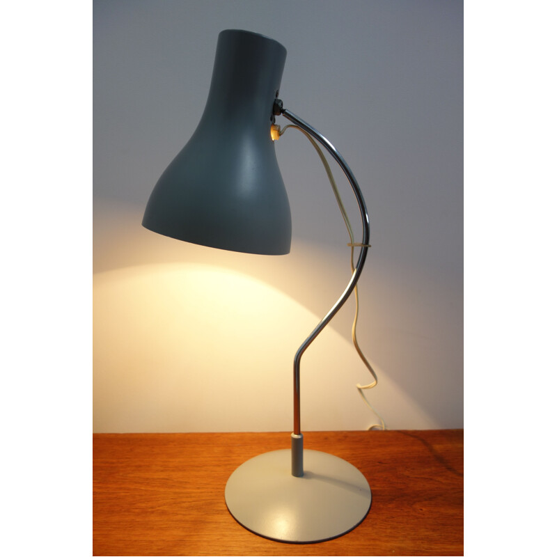 Vintage Grey table lamp by J. Hurka 1960s