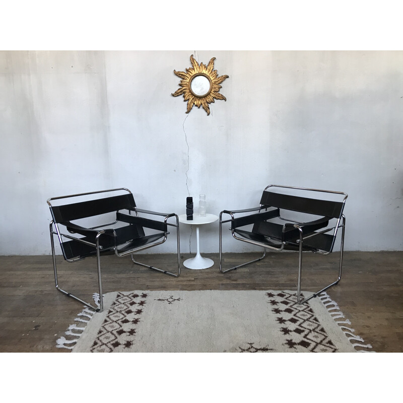 Pair of Wassily  vintage armchairs by Marcel Breuer 1920s