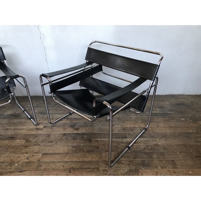 Pair of Wassily  vintage armchairs by Marcel Breuer 1920s