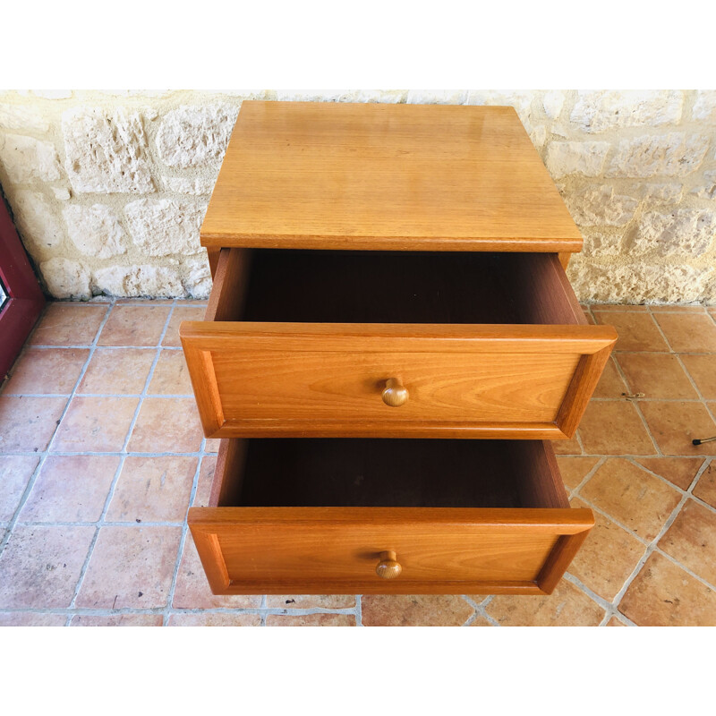 Vintage teak bedside table G Plan 1980