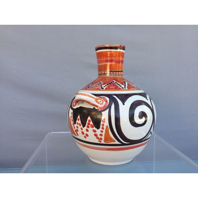 Vase vintage Gigiovanni De Simone en céramique 1950
