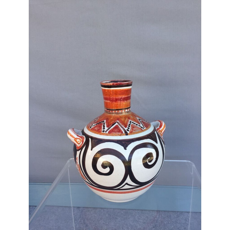Vase vintage Gigiovanni De Simone en céramique 1950