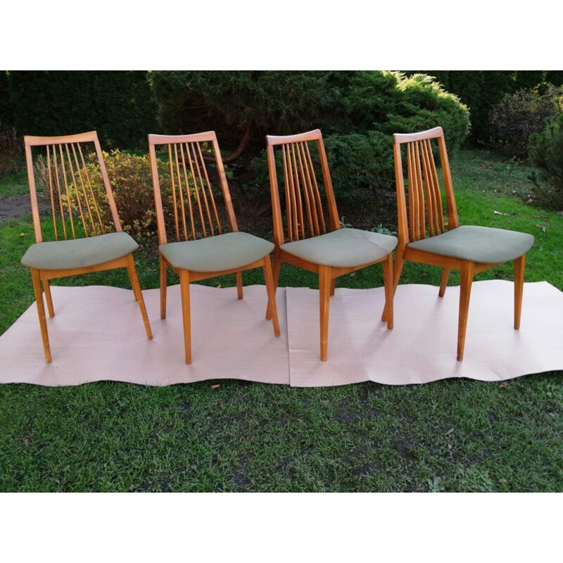 Set of 4 vintage chairs Scandinavian