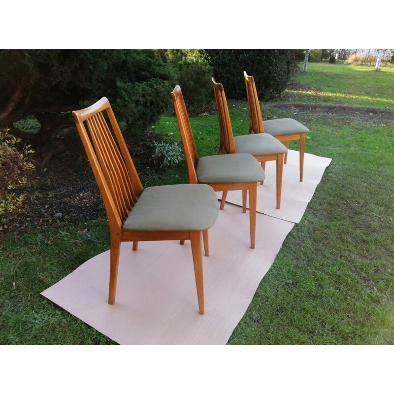 Set of 4 vintage chairs Scandinavian