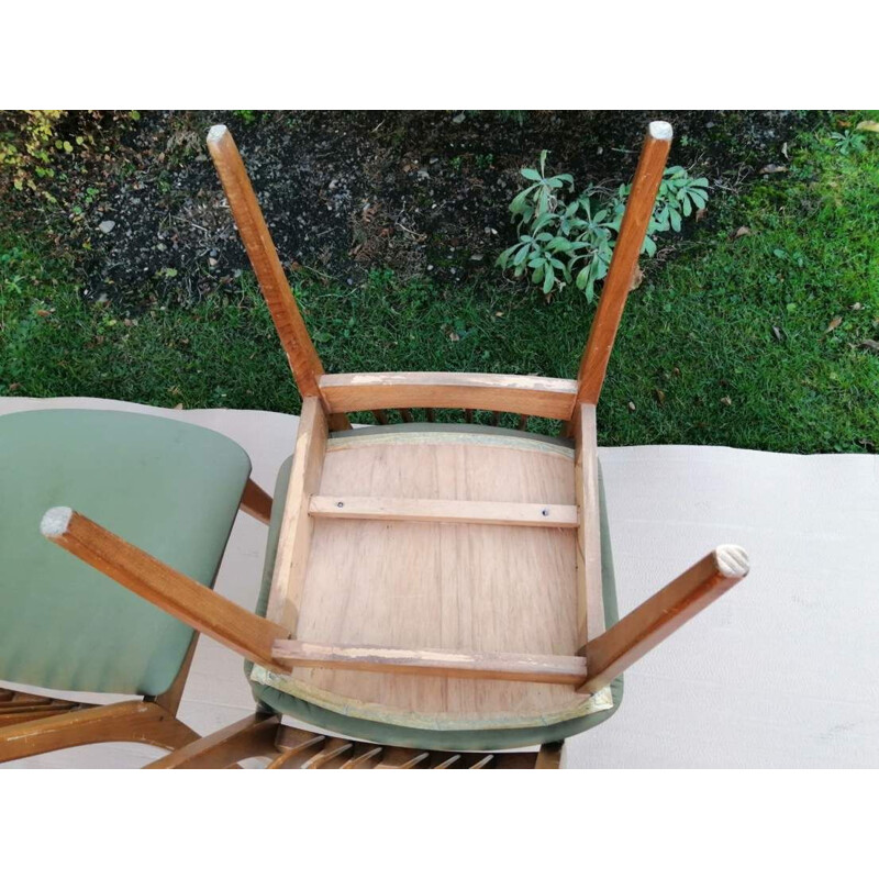 Set of 4 vintage chairs Scandinavian
