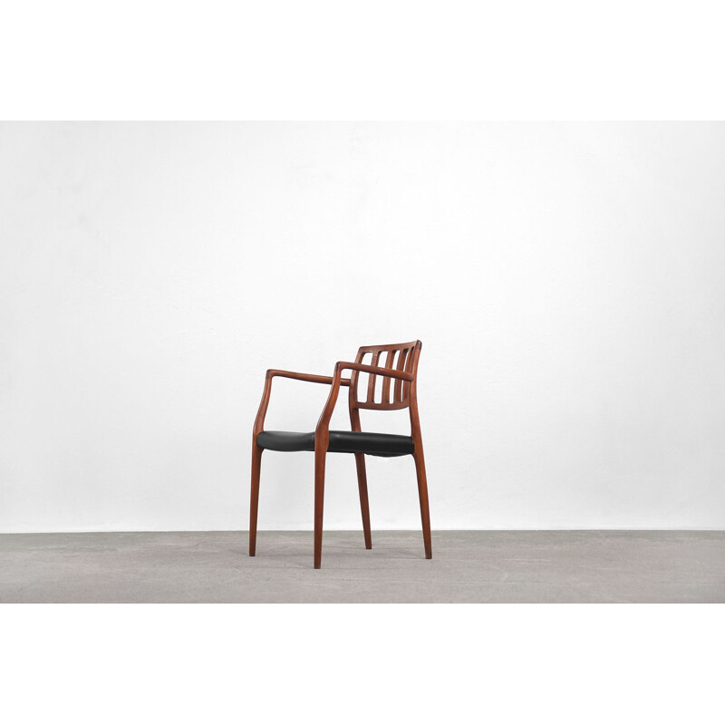 Vintage Rosewood Office Chair by Niels Otto Moller 1974s
