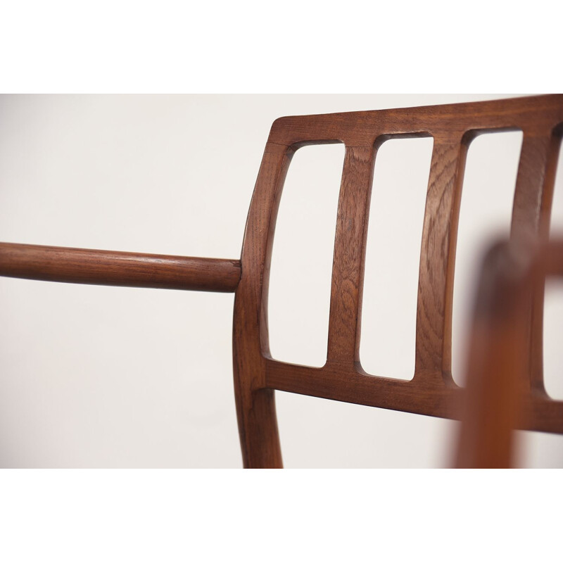Vintage Rosewood Office Chair by Niels Otto Moller 1974s