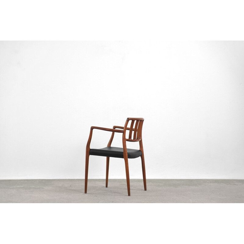 Vintage Rosewood Office Chair by Niels Otto Moller 1974s