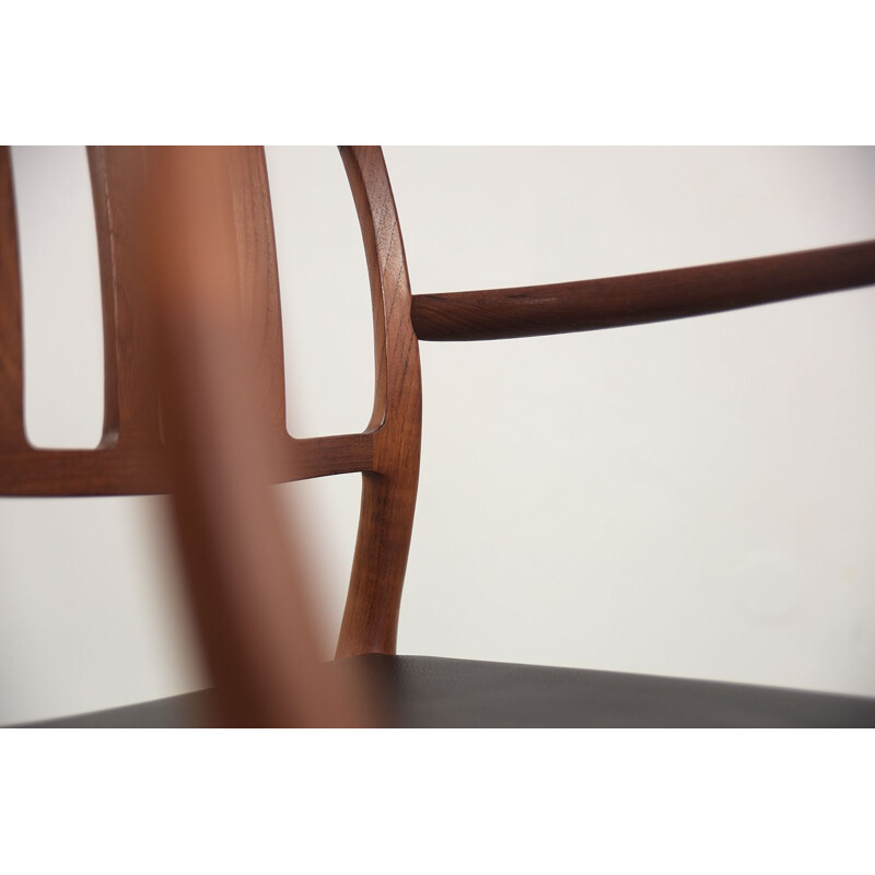 Vintage Rosewood Office Chair by Niels Otto Moller 1974s