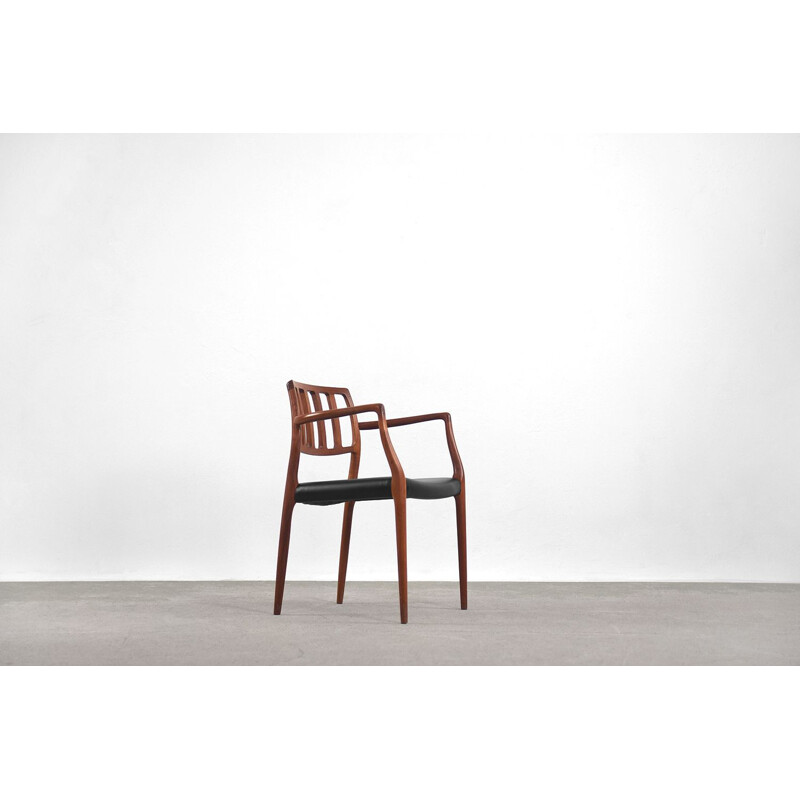 Vintage Rosewood Office Chair by Niels Otto Moller 1974s