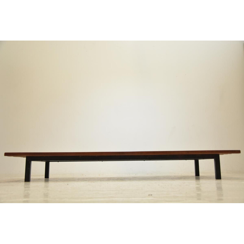 Vintage Cansado bench by Charlotte Perriand 1950