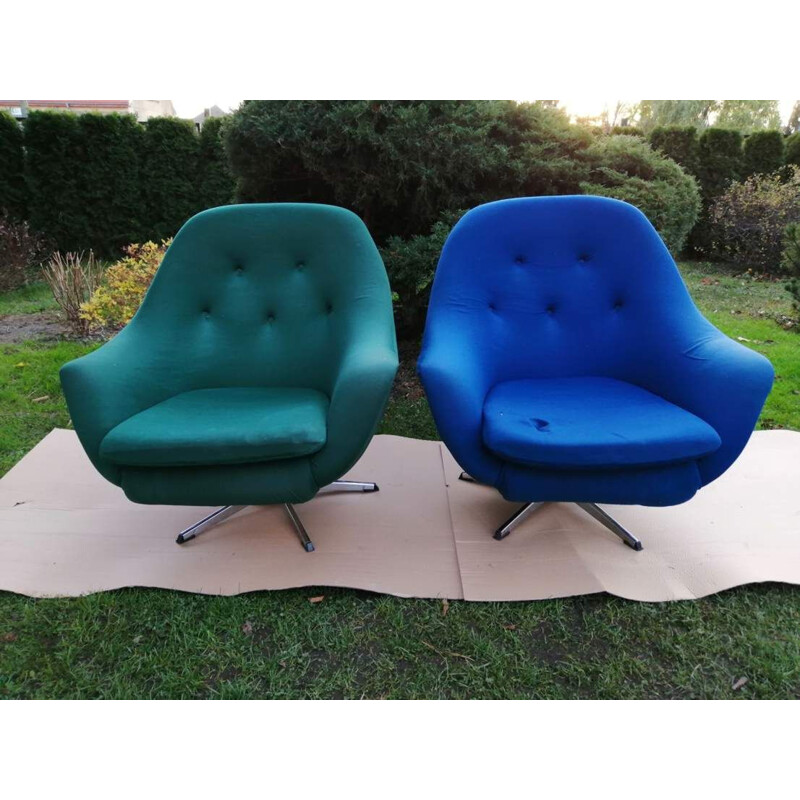 Pair of vintage armchairs