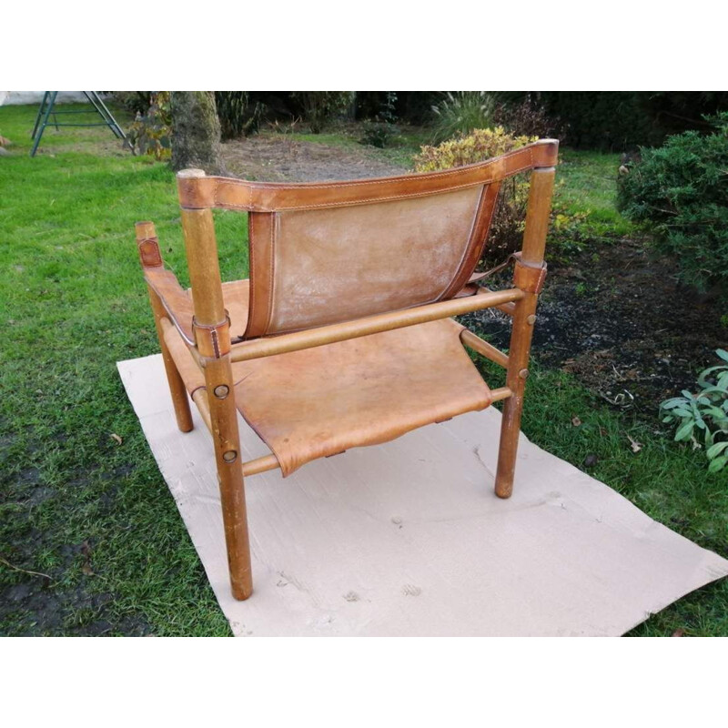 Vintage leather armchair 1960