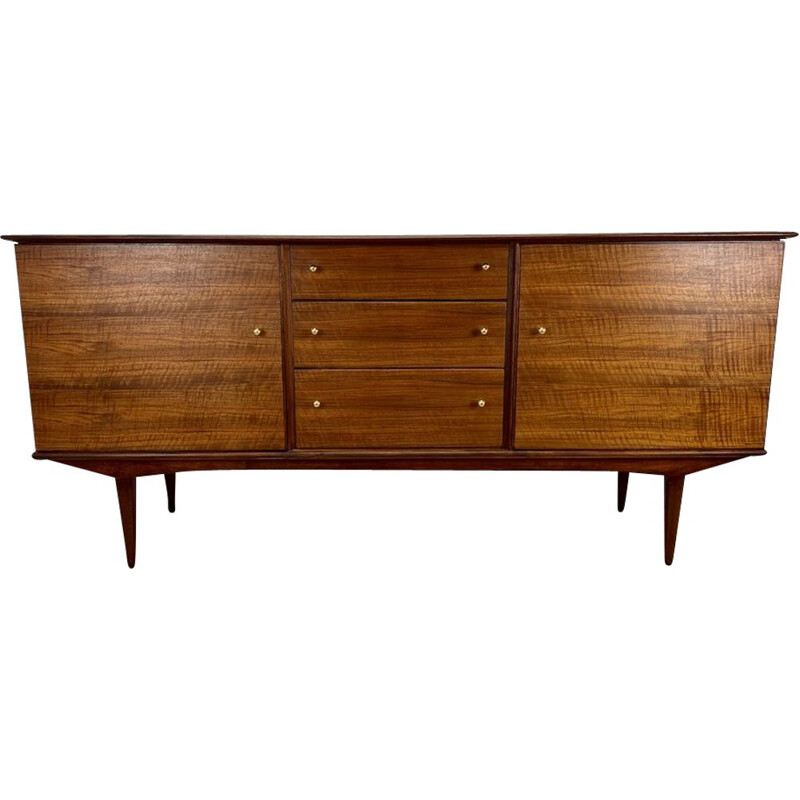 Vintage walnut sideboard 1960