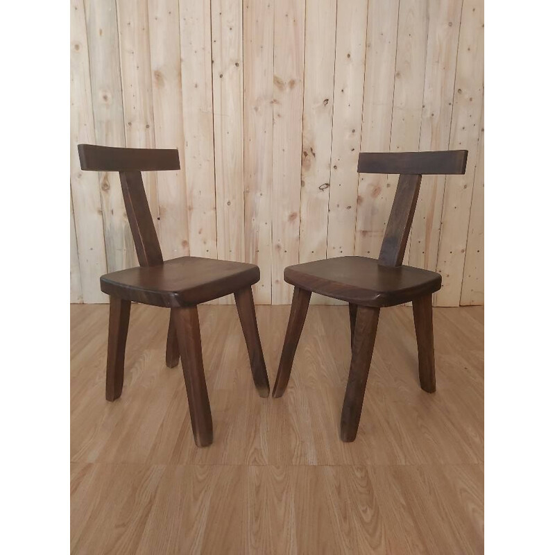 Paire de chaises vintage par Olavi Hanninen 1920