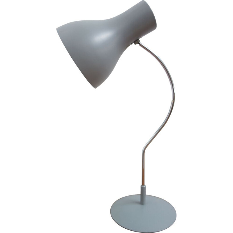 Vintage Grey table lamp by J. Hurka 1960s