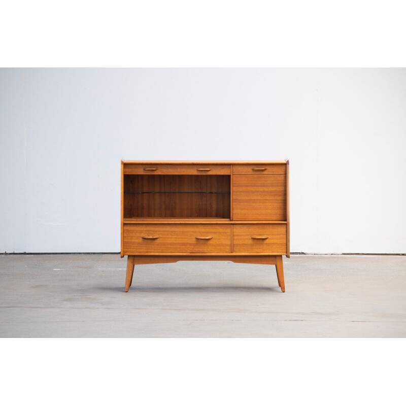 Enfilade vintage en teck scandinave 1960