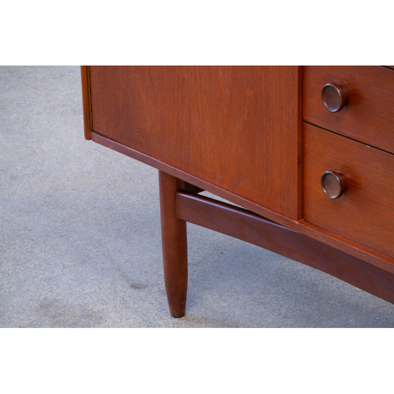 Enfilade vintage scandinave en teck 1960