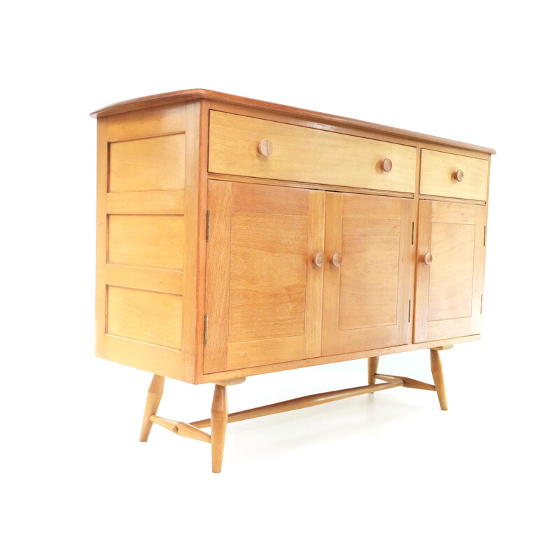 Mid Century Ercol Blonde Sideboard In Beech And Elm 1950s