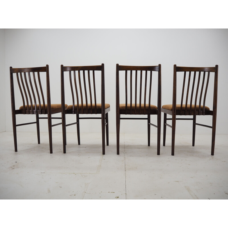 Set of 4 vintage Dining Chairs Czechoslovakia 1960s