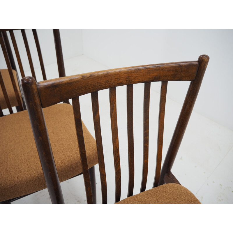 Set of 4 vintage Dining Chairs Czechoslovakia 1960s