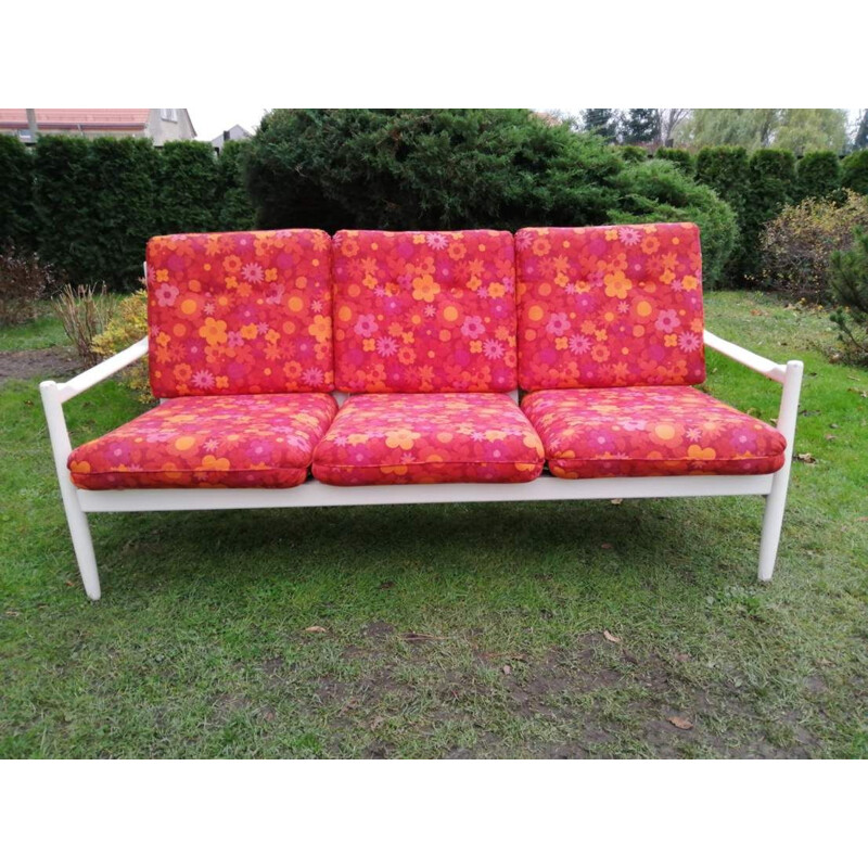 Vintage red sofa 1960s