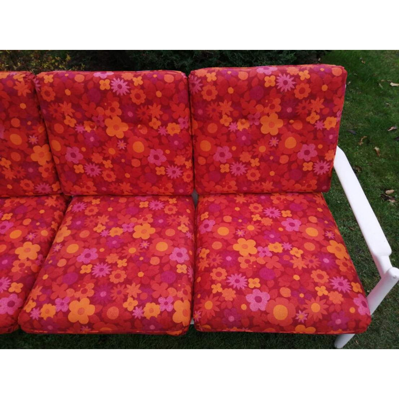 Vintage red sofa 1960s