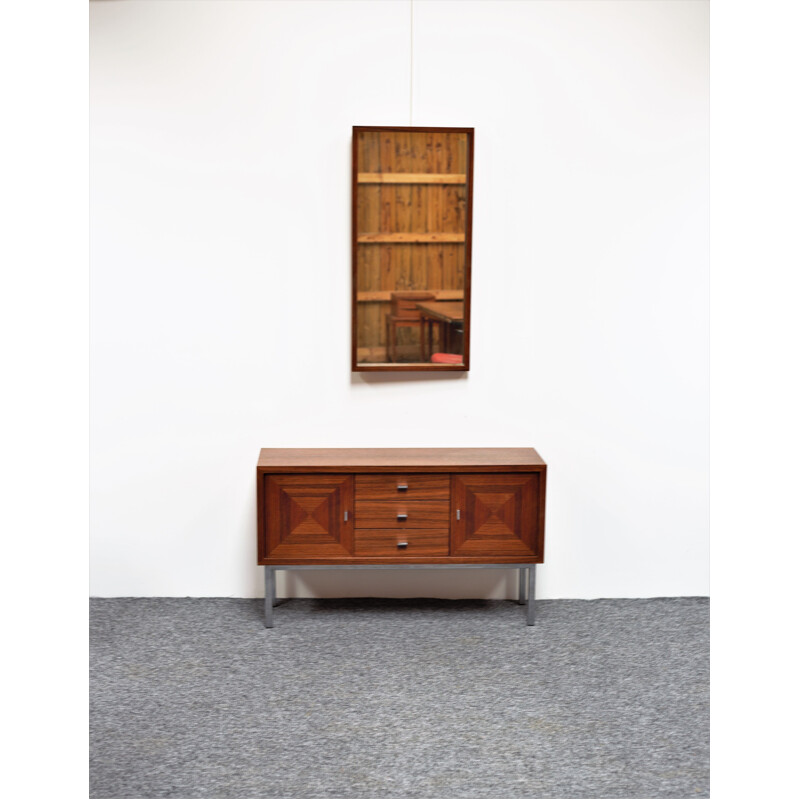 Vintage Rosewood sideboard and mirror German