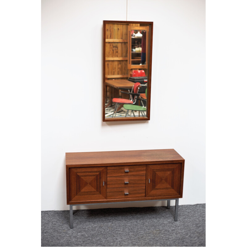 Vintage Rosewood sideboard and mirror German