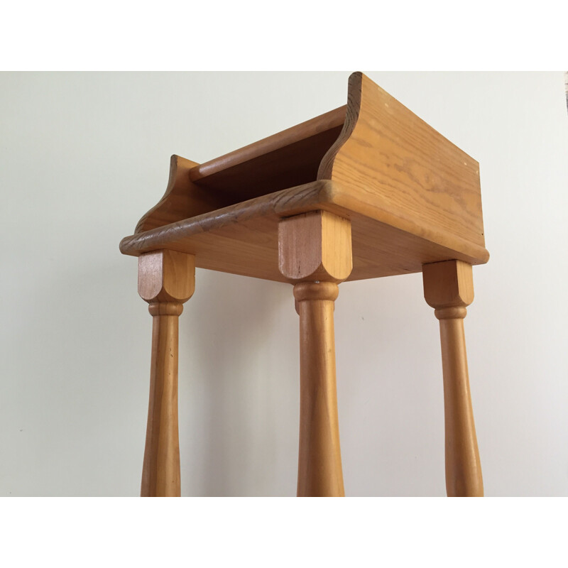 Kleines Vintage-Chefzimmermöbel aus Holz 1970