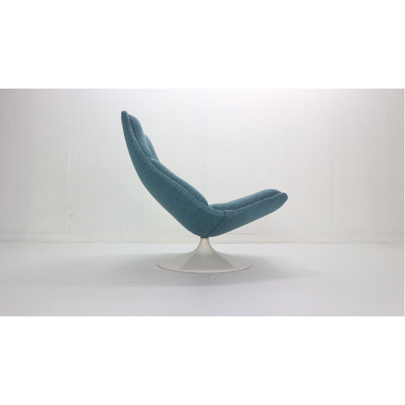 Vintage Swivel Lounge Chair F511 For Artifort, Geoffrey Harcourt  Netherlands 1960s