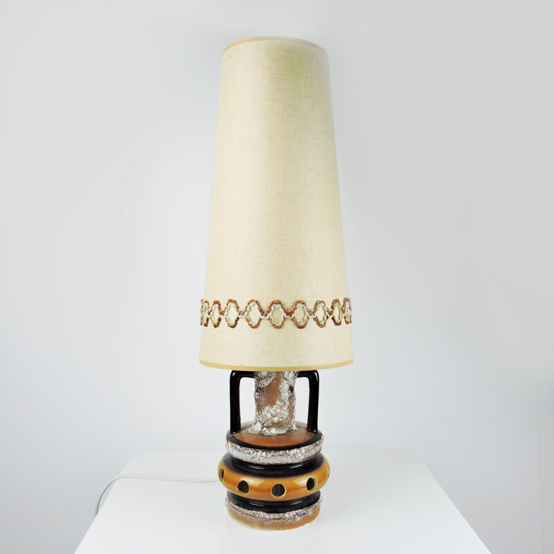 Lampe vintage à double ampoule, Allemagne de l'Ouest  1970
