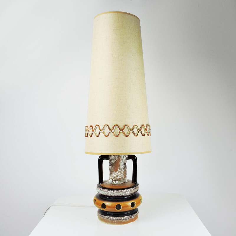 Lampe vintage à double ampoule, Allemagne de l'Ouest  1970