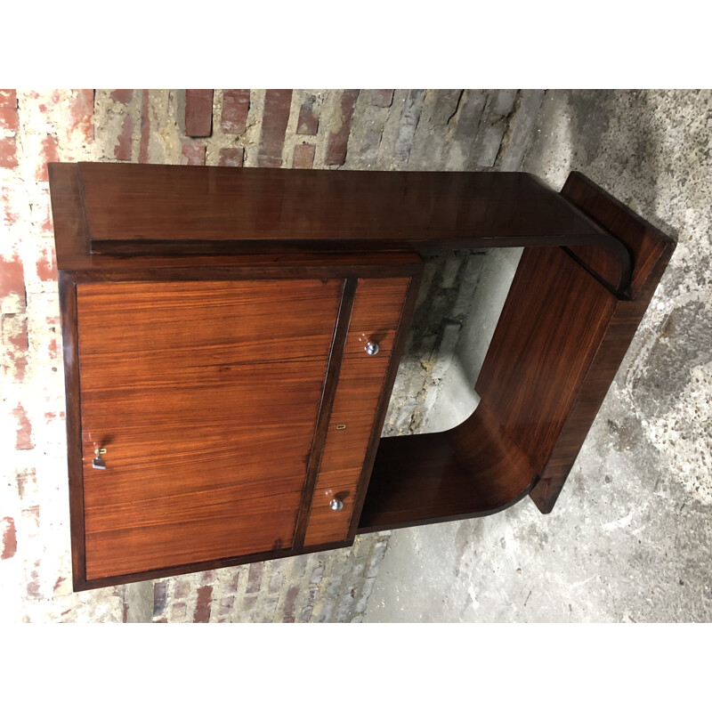 Vintage secretary in Art Deco rosewood veneer 1937s