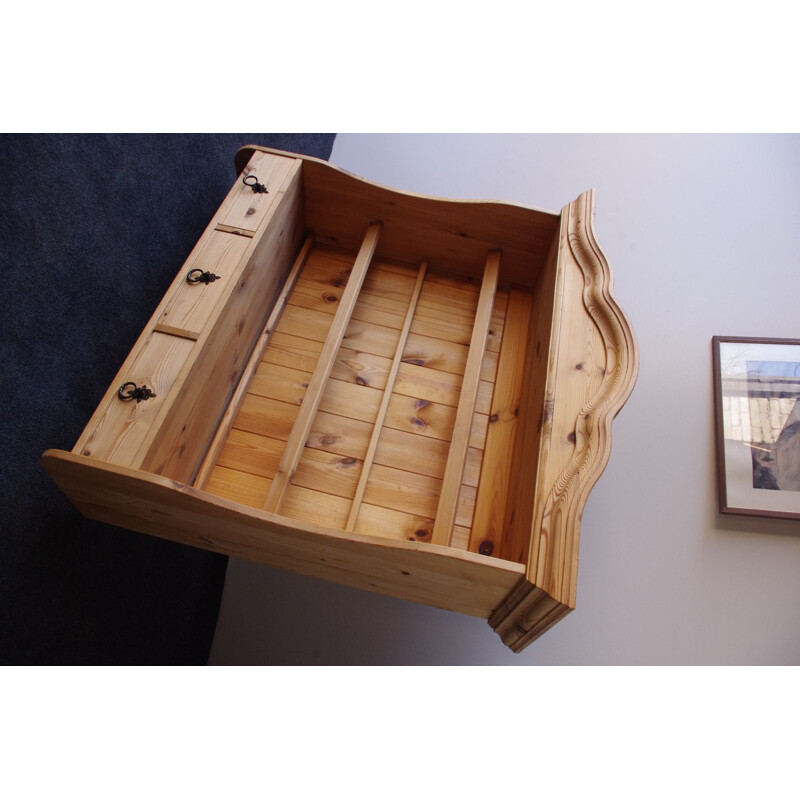 Vintage Wooden shelf with drawers