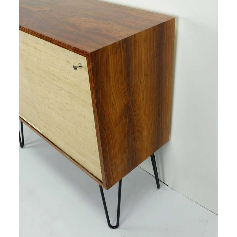 Vintage rosewood dresser mini sideboard 1960s