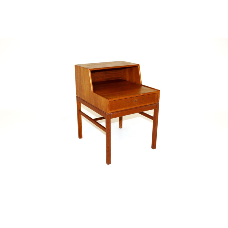 Vintage teak bedside table