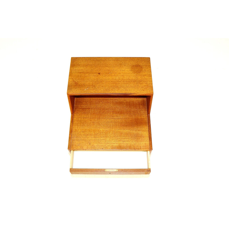 Vintage teak bedside table